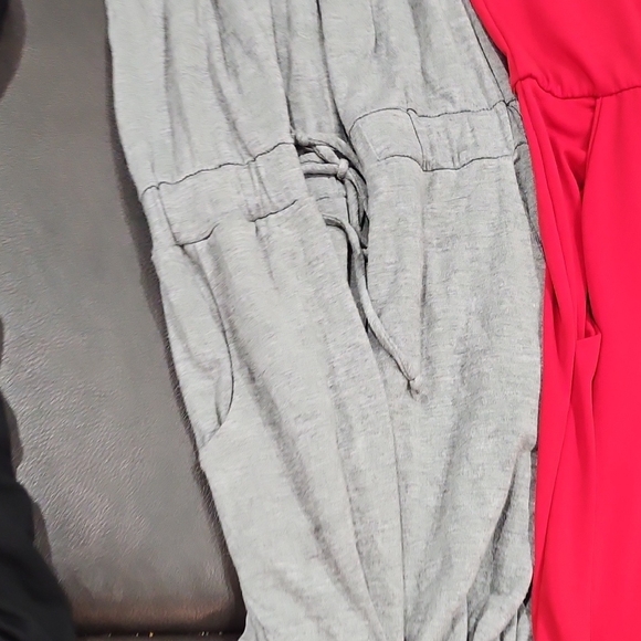 Chic Women's Midi Dress Set - Black, Gray, Red, and Brown - Picture 4 of 6